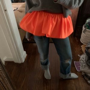 Jil Sander neon peplum belt